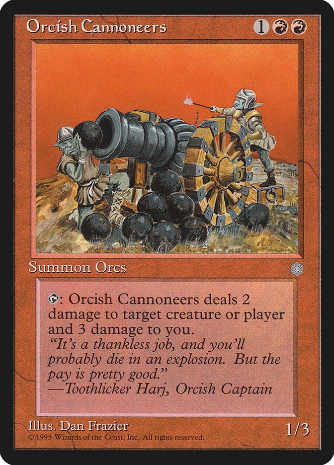Orcish Cannoneers [ICE]