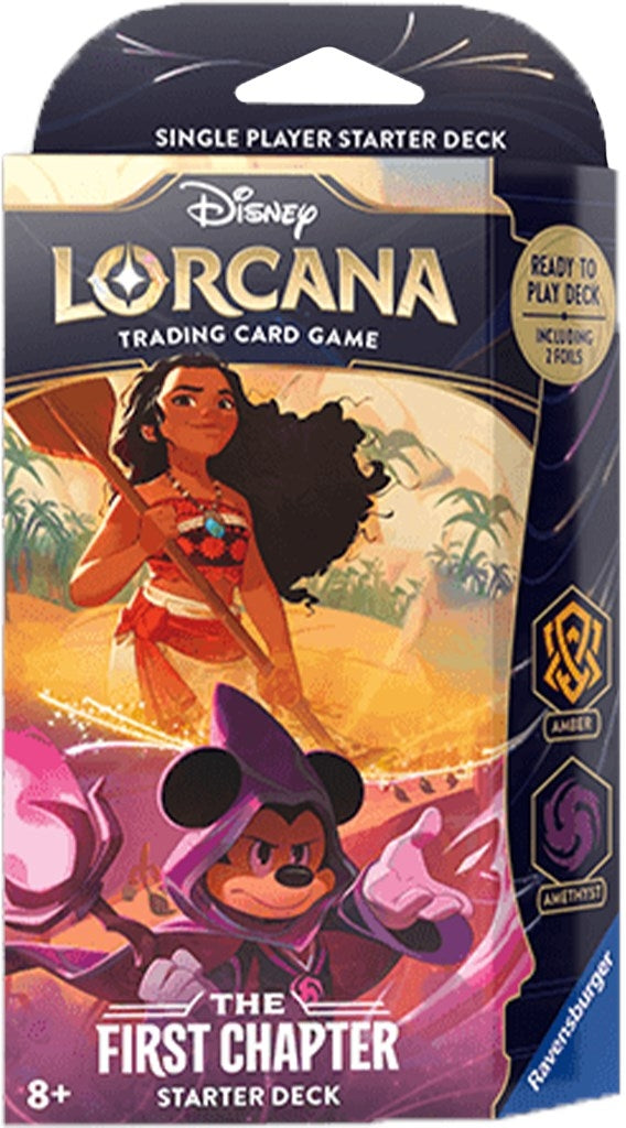 Disney Lorcana The First Chapter Starter Deck Amber and Amethyst () [1]