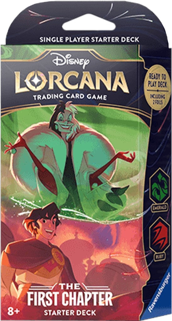 Disney Lorcana The First Chapter Starter Deck Emerald and Ruby () [1]