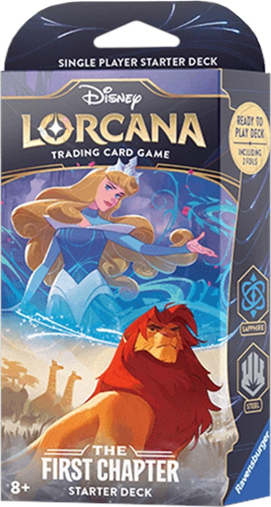 Disney Lorcana The First Chapter Starter Deck Sapphire and Steel () [1]