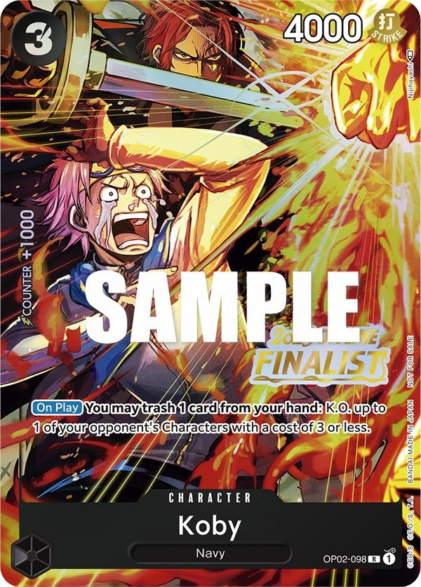 Koby Offline Regional 2023 Finalist (OP02-098) [OP-PR]