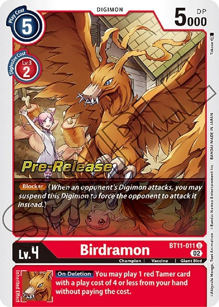 Image for Birdramon [Dimensional Phase Pre-Release Cards]