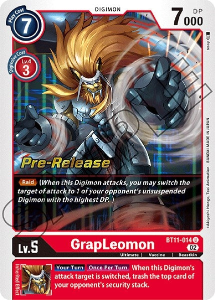Image for GrapLeomon [Dimensional Phase Pre-Release Cards]