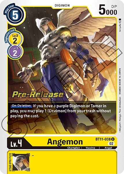 Image for Angemon [Dimensional Phase Pre-Release Cards]