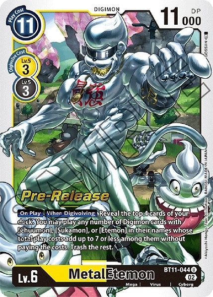 Image for MetalEtemon [Dimensional Phase Pre-Release Cards]