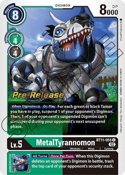 Image for MetalTyrannomon [Dimensional Phase Pre-Release Cards]