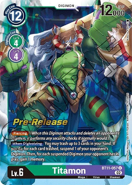 Image for Titamon [Dimensional Phase Pre-Release Cards]