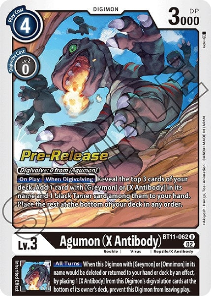 Image for Agumon (X Antibody) [Dimensional Phase Pre-Release Cards]