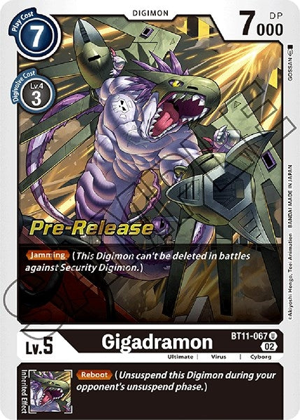 Image for Gigadramon [Dimensional Phase Pre-Release Cards]