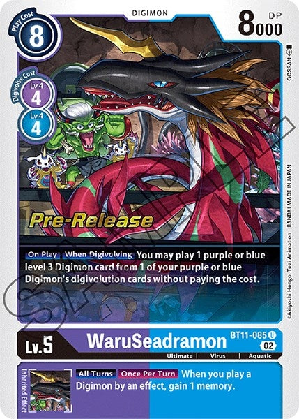Image for WaruSeadramon [Dimensional Phase Pre-Release Cards]