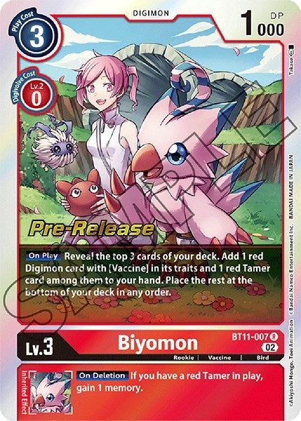 Image for Biyomon [Dimensional Phase Pre-Release Cards]
