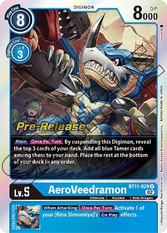 Image for AeroVeedramon [Dimensional Phase Pre-Release Cards]