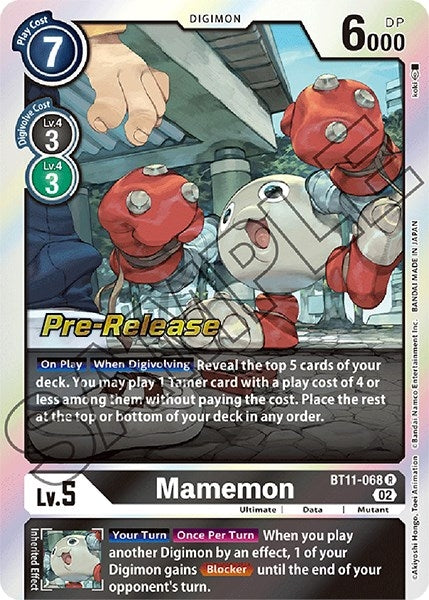 Image for Mamemon [Dimensional Phase Pre-Release Cards]