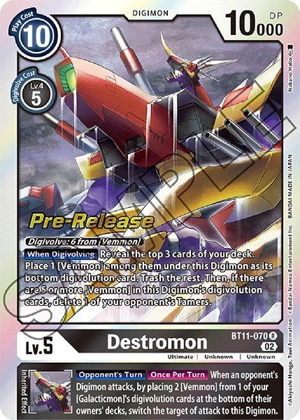 Image for Destromon [Dimensional Phase Pre-Release Cards]