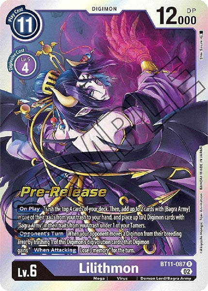 Image for Lilithmon [Dimensional Phase Pre-Release Cards]