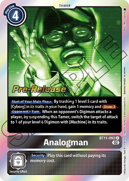 Image for Analogman [Dimensional Phase Pre-Release Cards]