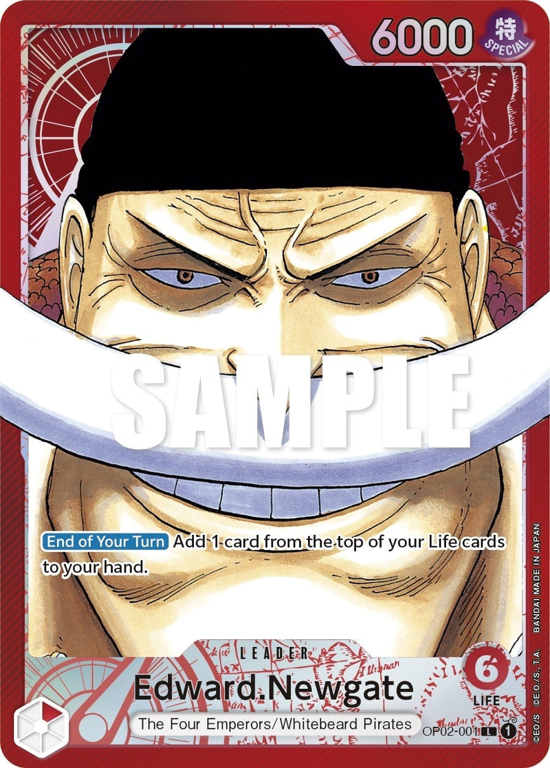 EdwardNewgate 001 Alternate Art (OP02-001) [OP02]
