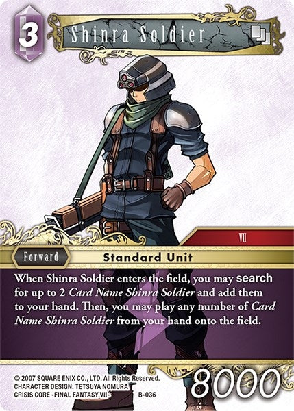 Shinra Soldier (B-036) []
