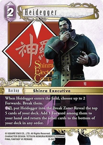 Heidegger (B-040) []