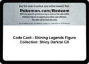 Code Card Shining Legends Figure Collection Shiny Darkrai GX [SHL]