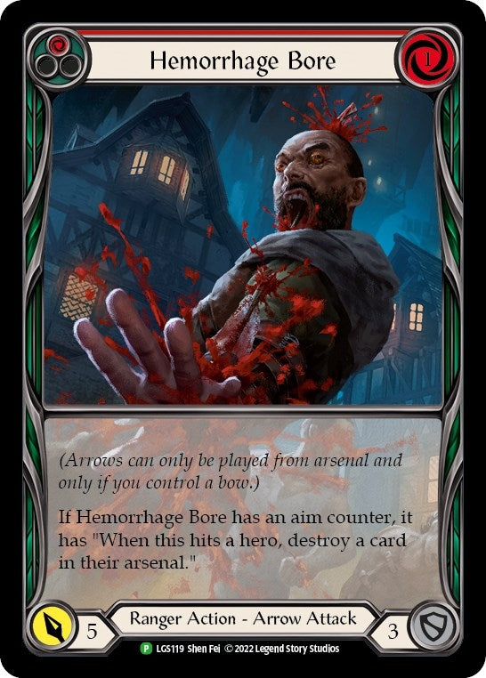 Image for Hemorrhage Bore (Red) - LGS119 [Flesh and Blood: Promo Cards]