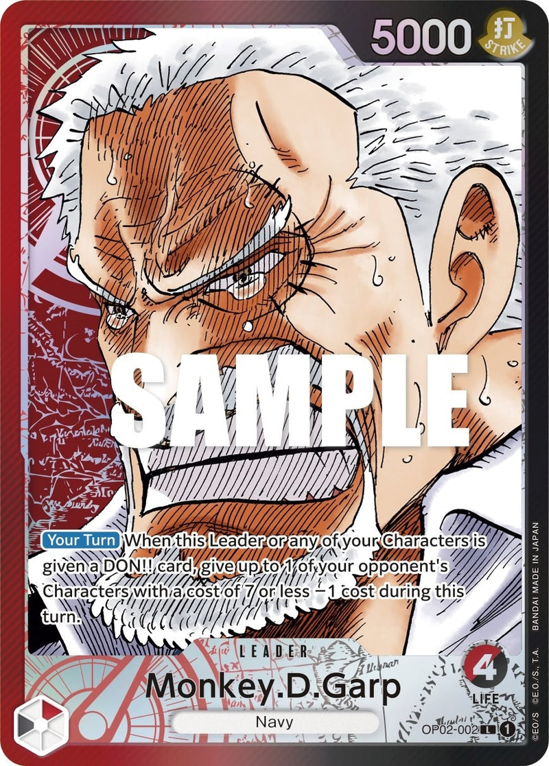 MonkeyDGarp 002 Alternate Art (OP02-002) [OP02]