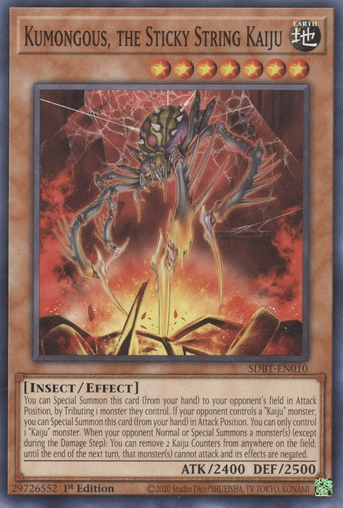 Kumongous the Sticky String Kaiju (SDBT-EN010) [SDBT]