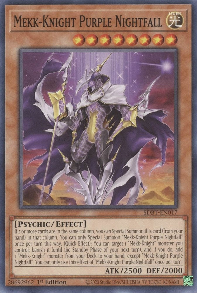 Mekk Knight Purple Nightfall (SDBT-EN017) [SDBT]