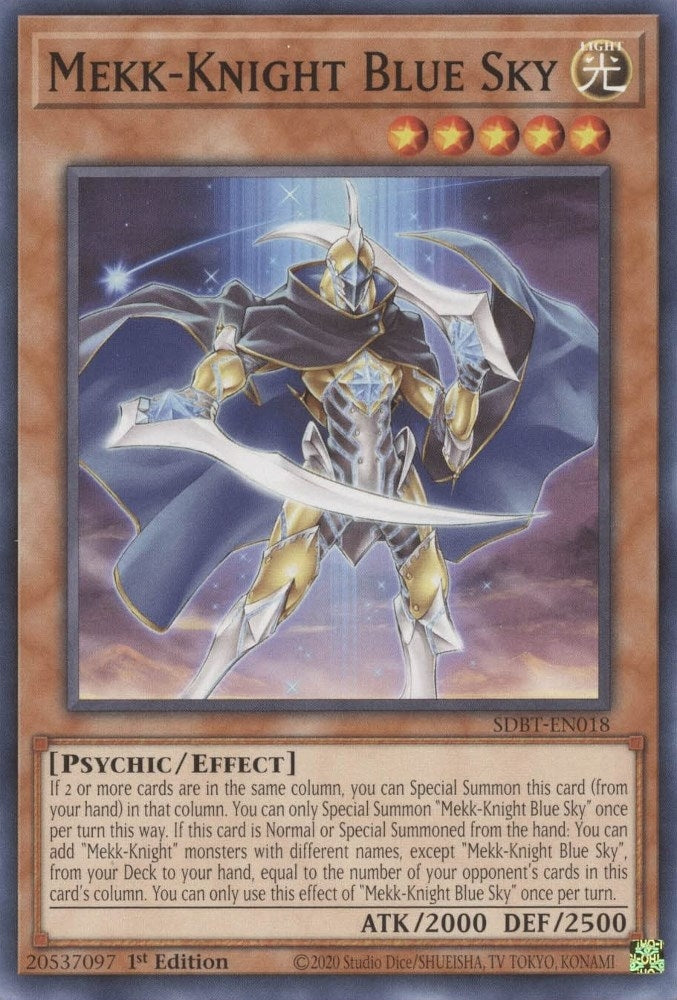 Mekk Knight Blue Sky (SDBT-EN018) [SDBT]