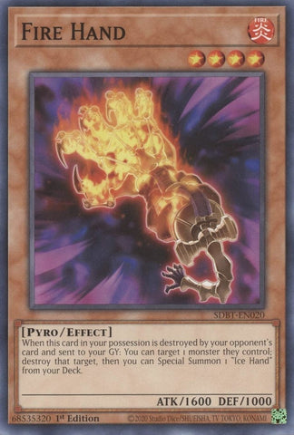 Fire Hand (SDBT-EN020) [SDBT]