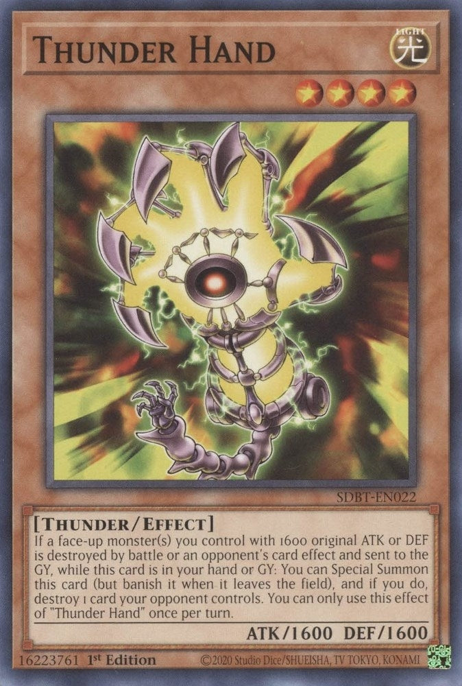 Thunder Hand (SDBT-EN022) [SDBT]