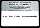 Code Card ex Battle Deck Ampharos ex [MCAP]