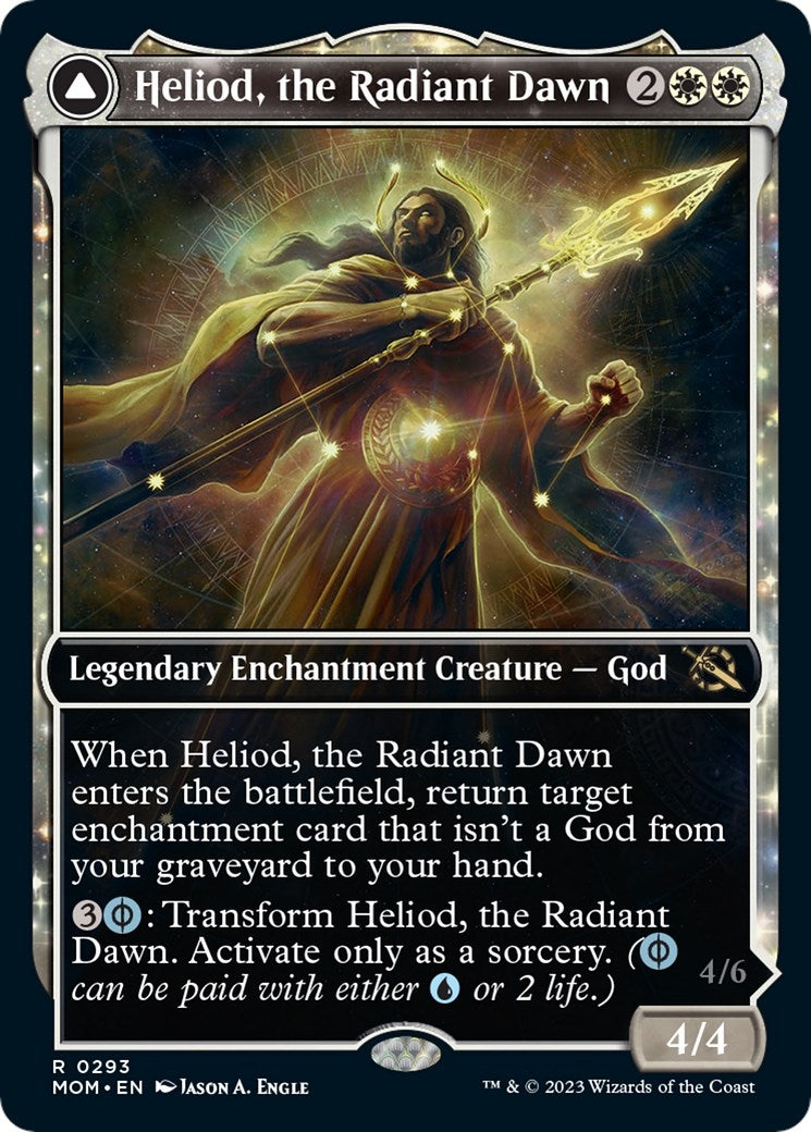 Heliod, the Radiant Dawn // Heliod, the Warped Eclipse (Showcase Planar Booster Fun) [March of the Machine]