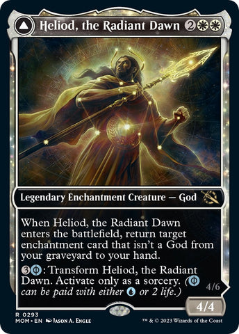 Heliod, the Radiant Dawn // Heliod, the Warped Eclipse (Showcase Planar Booster Fun) [March of the Machine]