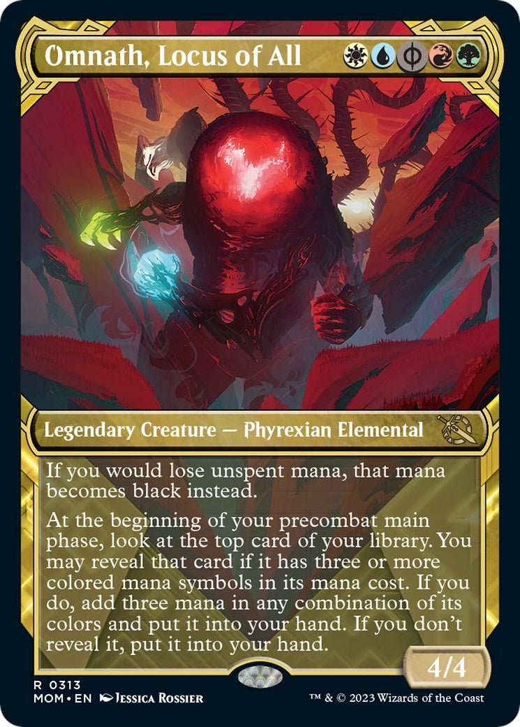 Omnath, Locus of All (Showcase Planar Booster Fun) [March of the Machine]