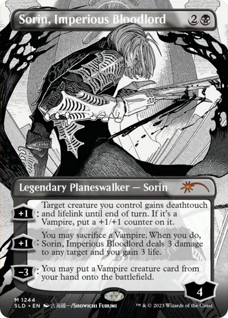Sorin Imperious Bloodlord Borderless (1244) [SLD]