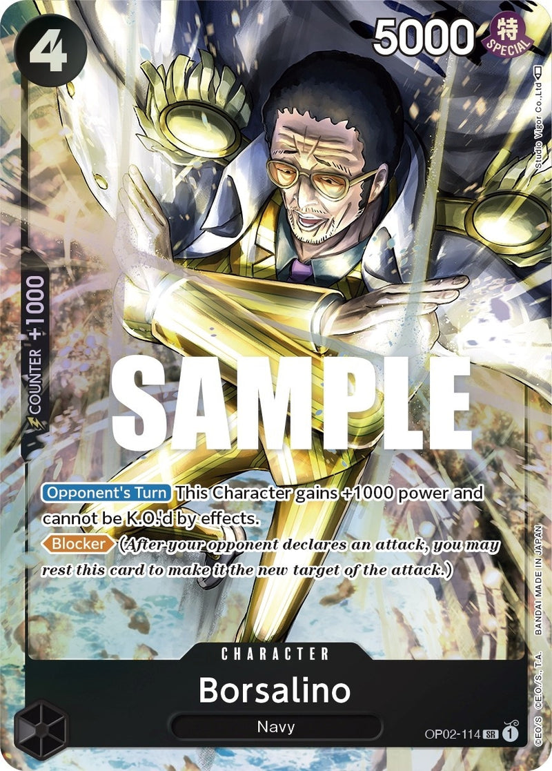 Borsalino Alternate Art (OP02-114) [OP02]