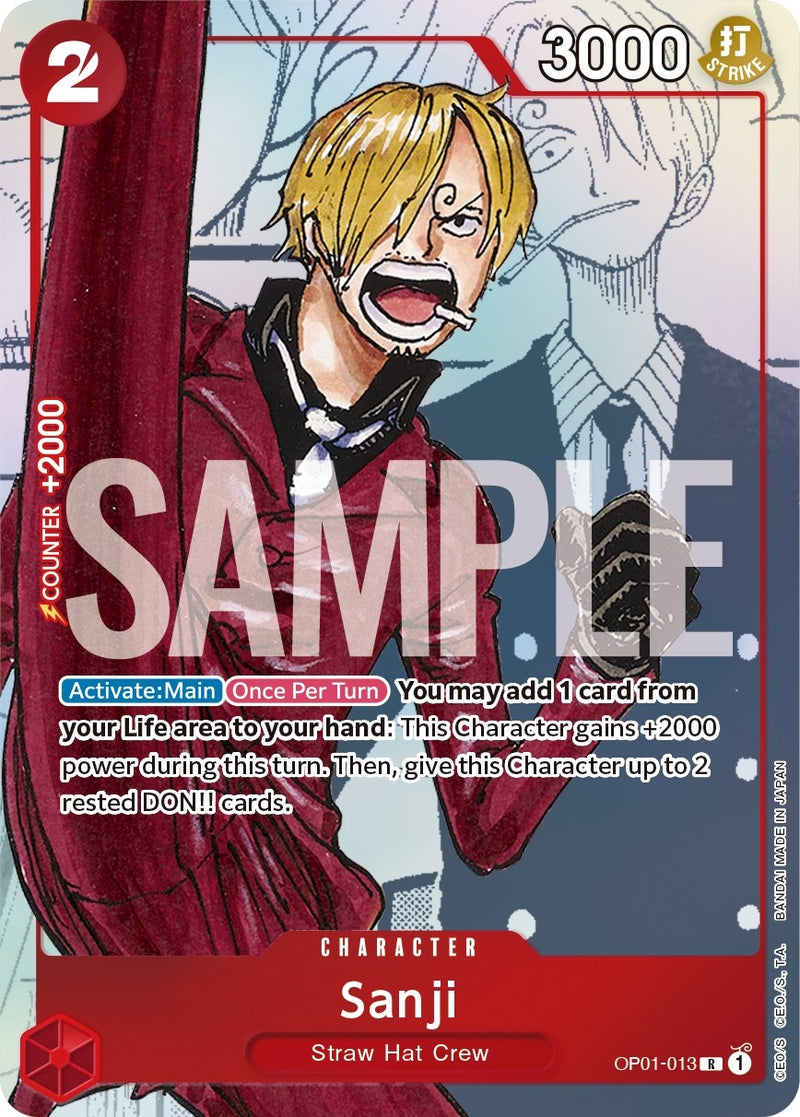 Sanji OP01 013 Alternate Art (OP01-013) [OP-PR]