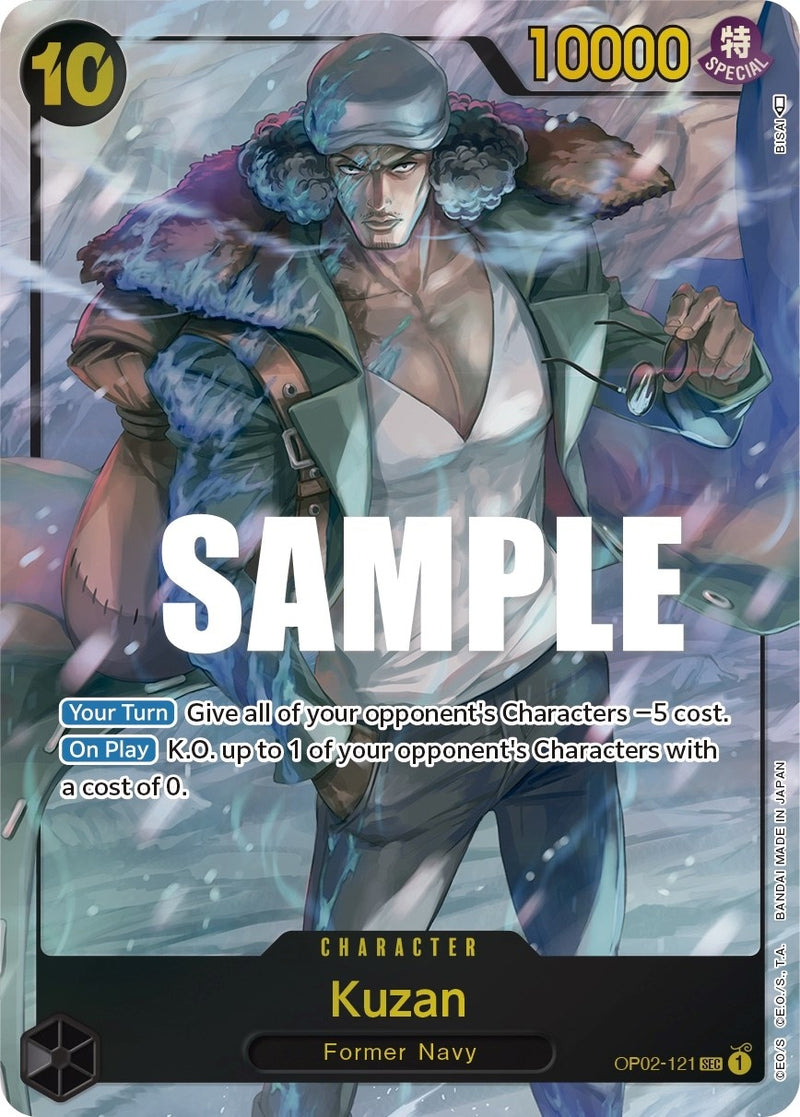 Kuzan 121 Alternate Art (OP02-121) [OP02]