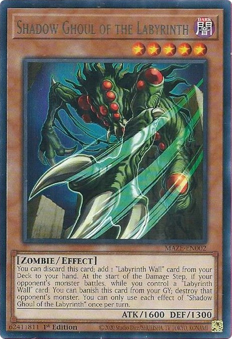 Shadow Ghoul of the Labyrinth (MAZE-EN002) [MAZE]