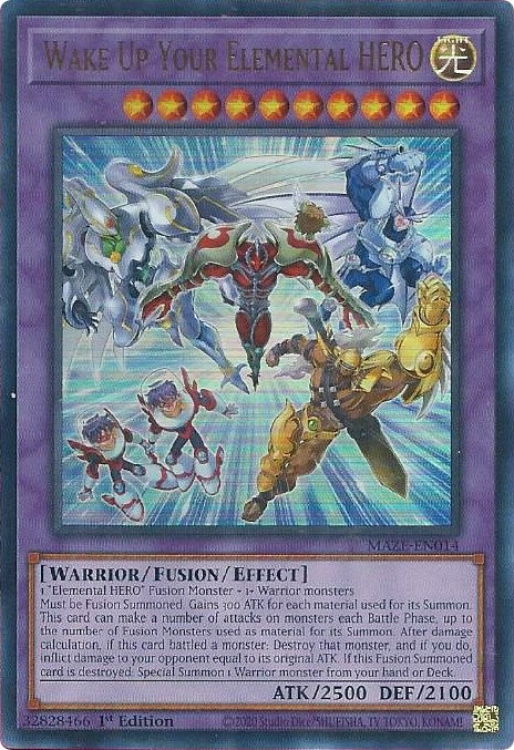 Wake Up Your Elemental HERO (MAZE-EN014) [MAZE]