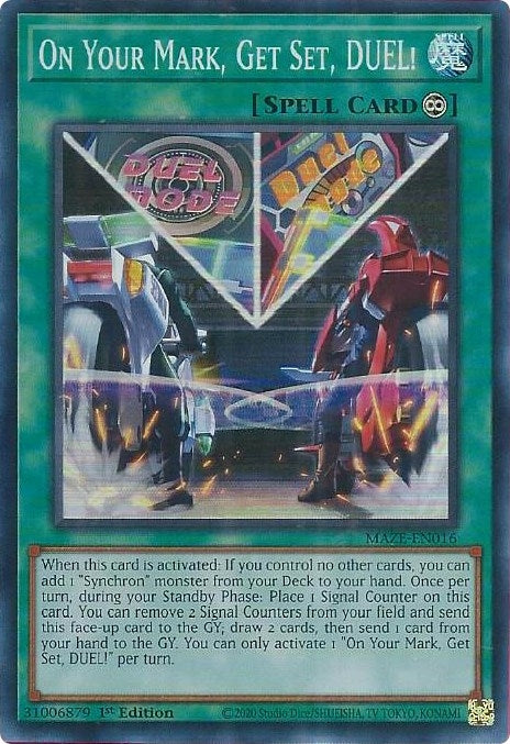 On Your Mark Get Set DUEL (MAZE-EN016) [MAZE]