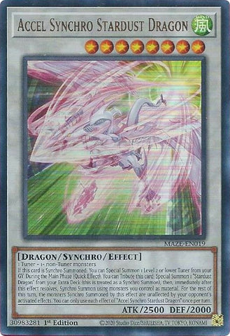 Accel Synchro Stardust Dragon (MAZE-EN019) [MAZE]