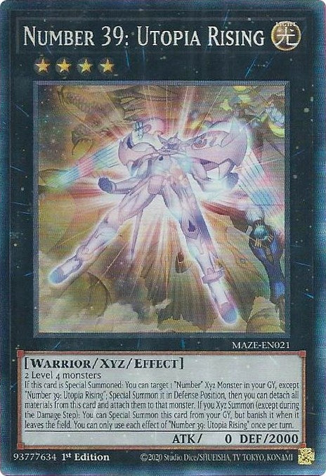 Number 39 Utopia Rising CR (MAZE-EN021) [MAZE]