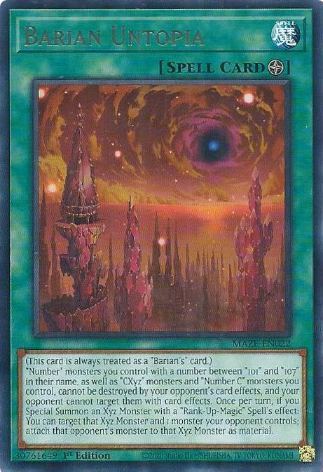 Barian Untopia (MAZE-EN022) [MAZE]