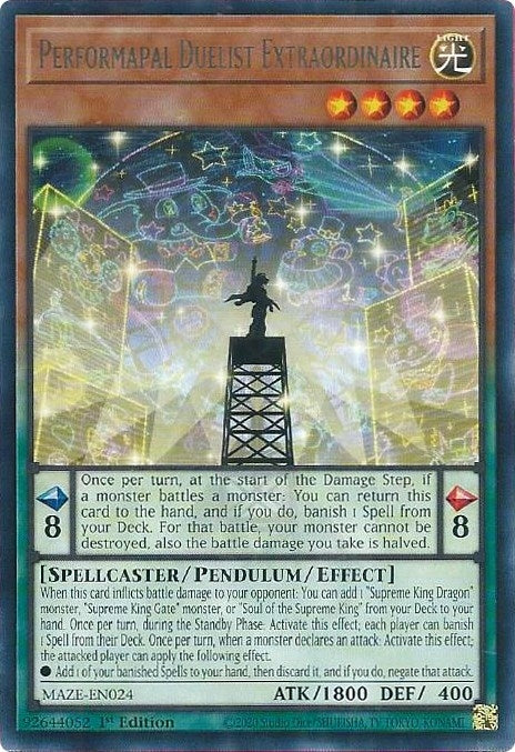 Performapal Duelist Extraordinaire (MAZE-EN024) [MAZE]
