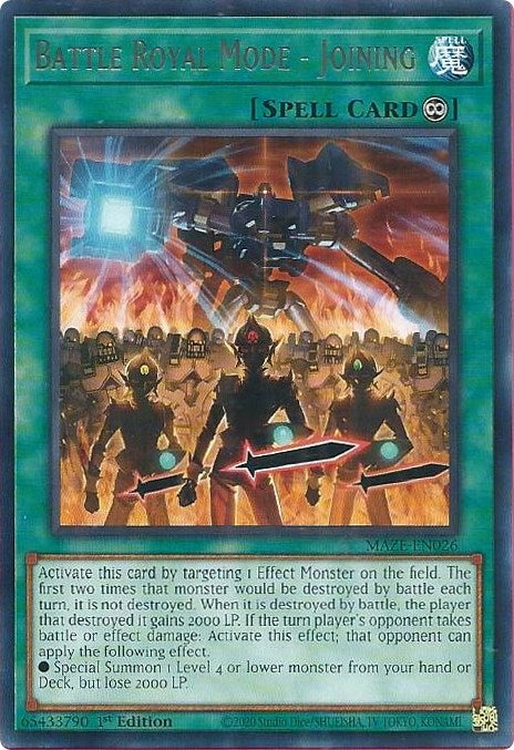 Battle Royal Mode Joining (MAZE-EN026) [MAZE]