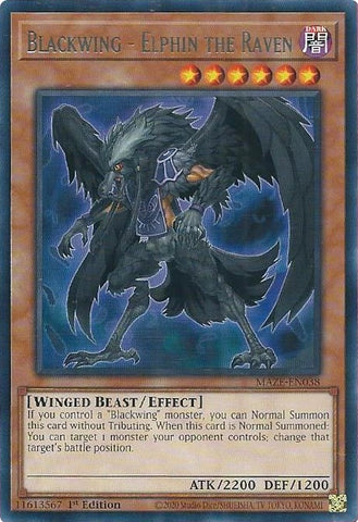 Blackwing Elphin the Raven (MAZE-EN038) [MAZE]