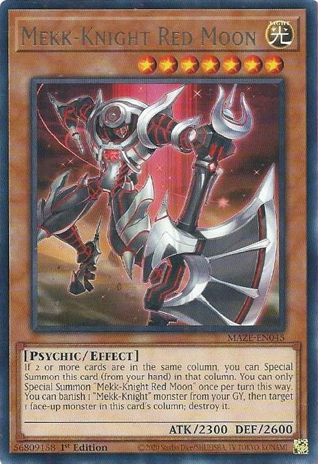 Mekk Knight Red Moon (MAZE-EN045) [MAZE]