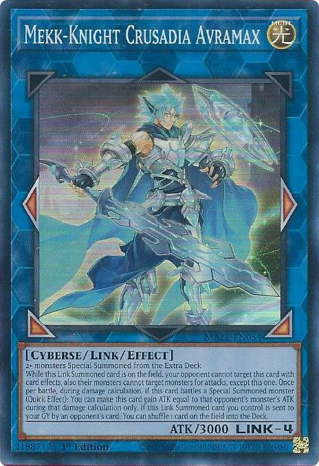 Mekk Knight Crusadia Avramax (MAZE-EN054) [MAZE]